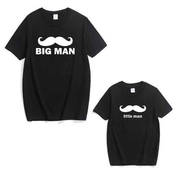 Set of tees “ Big Man, little Man” - Picture 1 of 5